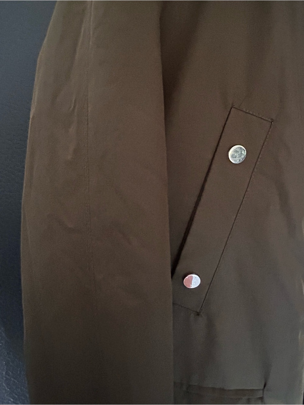 Zara Olive Green Parka with Faux-Fur Hood